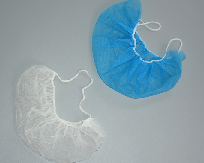 Spunbond Polypropylene Surgical Beard Covers Disposable With Single Or