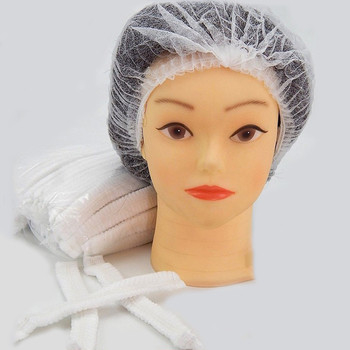 PP Non Woven Fabric Disposable Bouffant Cap Hair Cover 18 Inch - 24 Inch