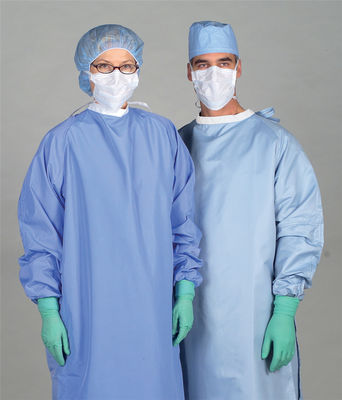 45g SMS Blue Surgical Gown Level 3 For Hospital Laboratory