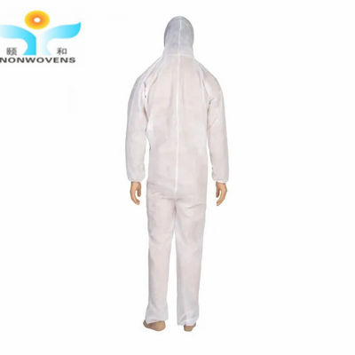Protective Coveralls Suit Sms Isolating Disposable Protective Coverall Clothing Suit With Hooded And Boots