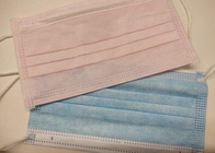 Skin Friendly 3 Ply Disposable Face Mask Type Nonwoven Fabric 17.5*9.5cm