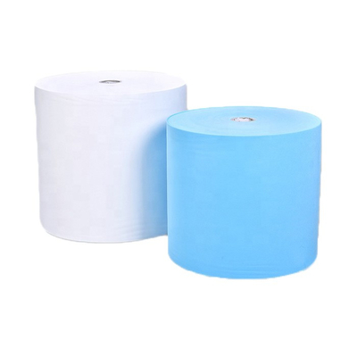 10-100 Gram White PP Non Woven Dot Fabric Roll Packing For Hygiene Products
