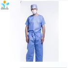 Protective Isolation Doctor Scrub Suit 30g Latex Free For Theatre