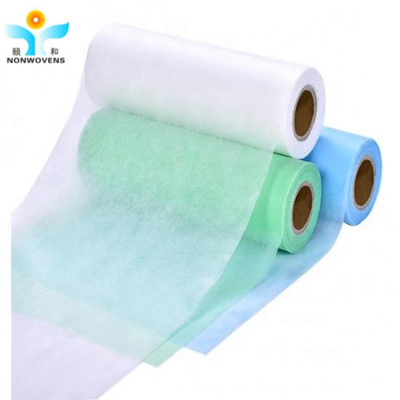 Eco Friendly Breathable Waterproof PP Non Woven Fabric Roll White Dot Pattern