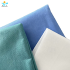 SMS Nonwoven PP Blue Fabrics 260gsm With Soft Antistatic Property Used In Hygiene