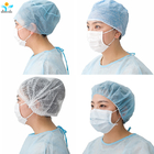 Medical Disposable PP Hair Net Cap 30gsm Nonwoven Bouffant 24'' For Nurse Doctor