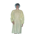 FDA Knitted Cuff Lab Coat 100% Polypropylene High Fluid Durability