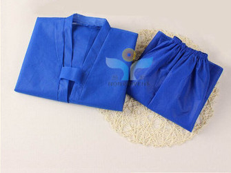 Short Sleeve Disposable Kimono Gowns S-4XL Size For Hospital Use