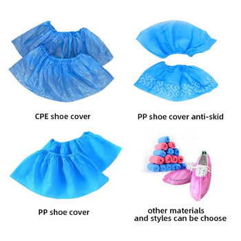 20-40gsm Waterproof Disposable Shoe Covers 10000pcs MOQ