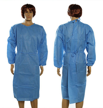 S-3XL Disposable Reinforced Surgical Gown Anti-Alcohol For Medical