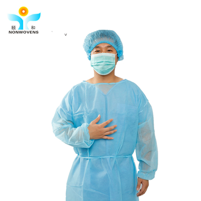 16-45gsm Hospital Isolation Gown In 10pc/ Bag Packaging For Medical Supplies Dustproof