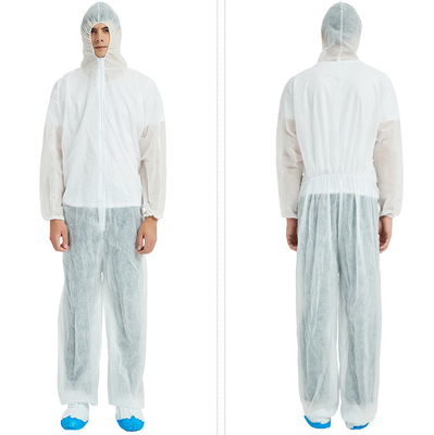 SMS Anti Bacterial Disposable Protective Wear Waterproof Protective Coverall Wear For Hospital