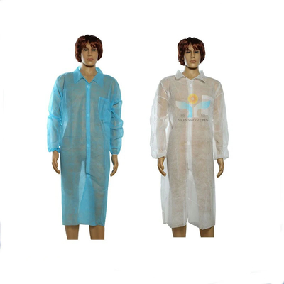 25 50gsm One - Time Lab Wear Coat Sell For Affordable And Effective Protection