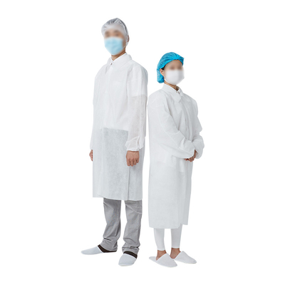 25 50gsm One - Time Lab Wear Coat Sell For Affordable And Effective Protection