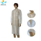 Knit Wrists Disposable Lab Coat PP PPE SMS Nonwoven Material