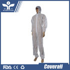 YIHE Spunbond Disposable Protective Wear , 68gsm Blue Disposable Coveralls