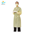 20-50GSM Fluids Protection PP Yellow Disposable Isolation Clothing Isolation Gown