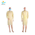 Non Sterilization Polypropylene Isolation Gown surgical Velcro Cuffs Elastic
