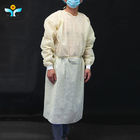 YIHE CE Disposable Isolation Gown , PP SMS Blue Isolation Gowns