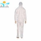 Protective Coveralls Suit Sms Isolating Disposable Protective Coverall Clothing Suit With Hooded And Boots