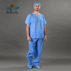 V Shape Collar Disposable Protective Suits SPP Material With 1 2 3 Pockets