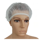10gsm 18" 21" Disposable Bouffant Mob Cap Light Weight PP Non Woven Hair net