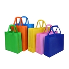 Custom Logo Design selective color SMS Non Woven Fabric Foldable Tote Bag