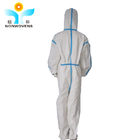 30gsm - 70gsm Disposable Protective Suits Microporous Coverall SF Non Woven Medical Level