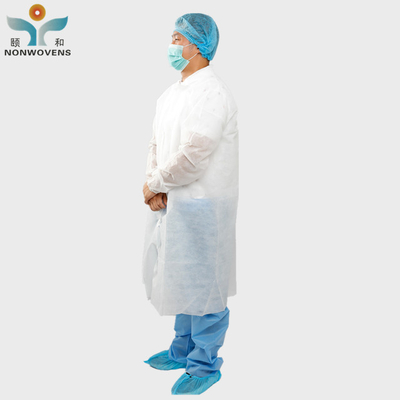 Make-to-Order Disposable Lab Coat for Protection Personal Safety Comfort