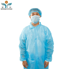PP Non Woven 35gsm Disposable Lab Coat SMS Cleaning Room
