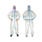 Microporous Material Disposable Medical Coverall 65gsm For Hospital Industrial