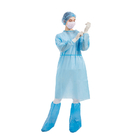 PE Disposable Protective Wear Medical PPE Hospital Isolation Gowns Knitted Cuff