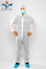 Medical Disposable Protective Coverall Suits 25gsm Full Body For Hospital
