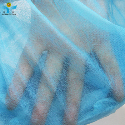Single Use Disposable Shoecover Protection Blue Hospital Nonwoven For Surgery