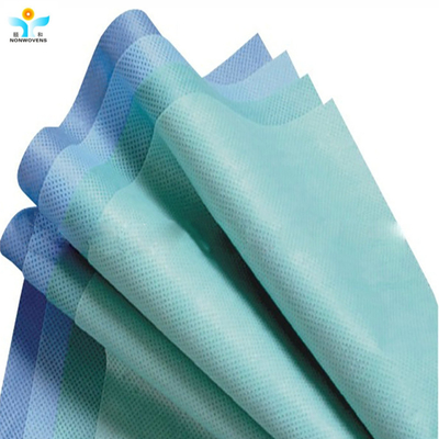 Polypropylene Nonwoven Fabric 260gsm For Medical Wrapping Anti Bacteria 40 / 50 / 60g