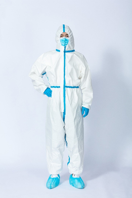 Microporous Fabric Disposable Medical Coverall Applied For The Hospital