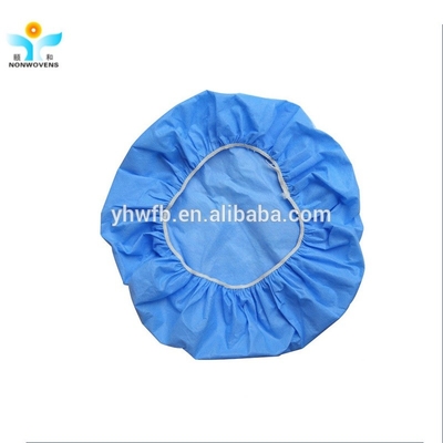 Hand Making Elastic Surgical Disposable Head Covers with PP SMS Material