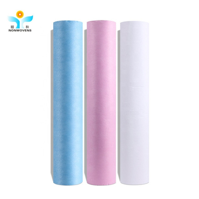 80*180 Cm Disposable Bedsheet Roll Waterproof SPP SMS Non Woven Fabric 10pcs/Bag