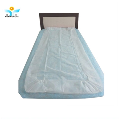 80*200cm Disposable Bedsheet Roll PP PE Lamination Fabric 30gsm