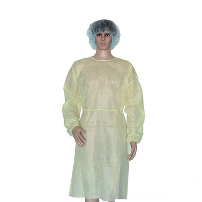 Breathable Disposable Surgical Gowns Non Woven Medical Supply 16-50gsm