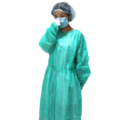 16-45gsm Disposable Isolation Gown With Dustproof Resistance SPP