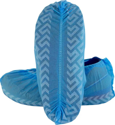 Hospital Disposable Shoe Covers Of 20-40gsm PP SMS PE CPE Plastic