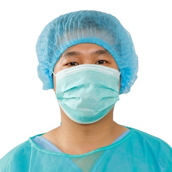 Double Elastic Disposable SMS Bouffant Cap For Doctor Surgeon S Cap