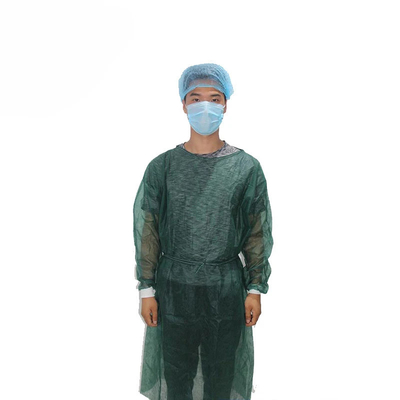 Hospital Isolation Gowns with Elastic Cuff 10pcs/ Bag Packaging Non-woven Products