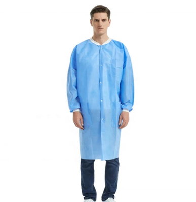 25 50gsm One - Time Lab Wear Coat Sell For Affordable And Effective Protection