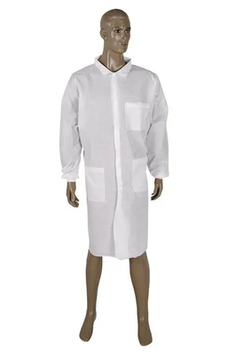 25 50gsm One - Time Lab Wear Coat Sell For Affordable And Effective Protection