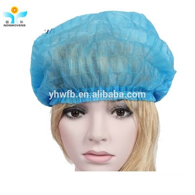OEM PP Disposable Hair Net Cap Single / Double Elastic 19" 20”21''