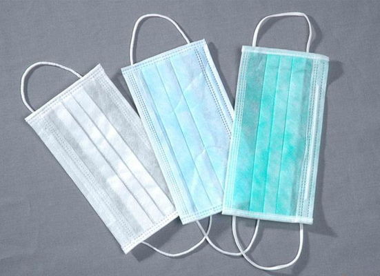 YIHE 95% Bfe 3 Ply Disposable Face Mask , 17.5*9.5cm Medical Surgical Face Masks