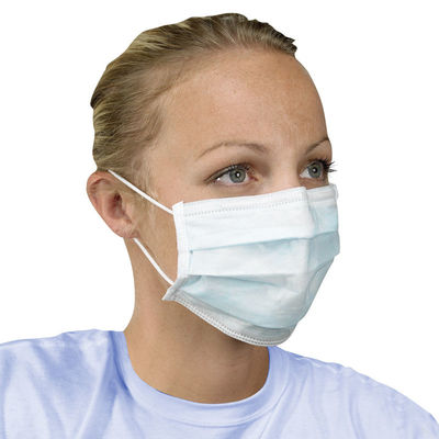 Anti Dust 3 Ply Disposable Face Mask , protective Disposable Civil Face Mask