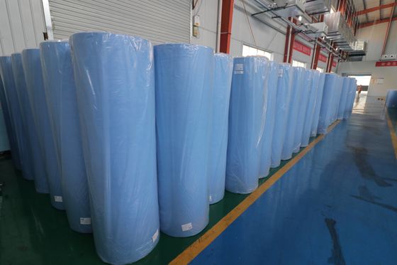 Smms Sms Non Woven Fabric Spunbond CE ISO9001 Certificate For Disposable Gowns
